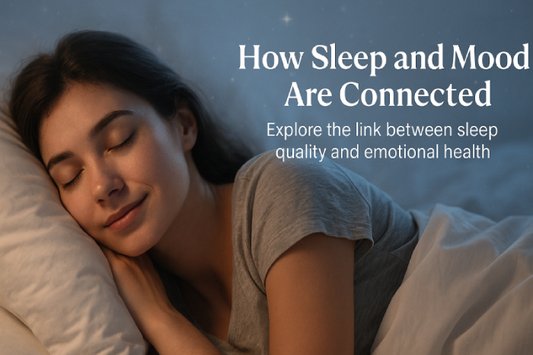 A calm young woman sleeping peacefully, promoting emotional balance