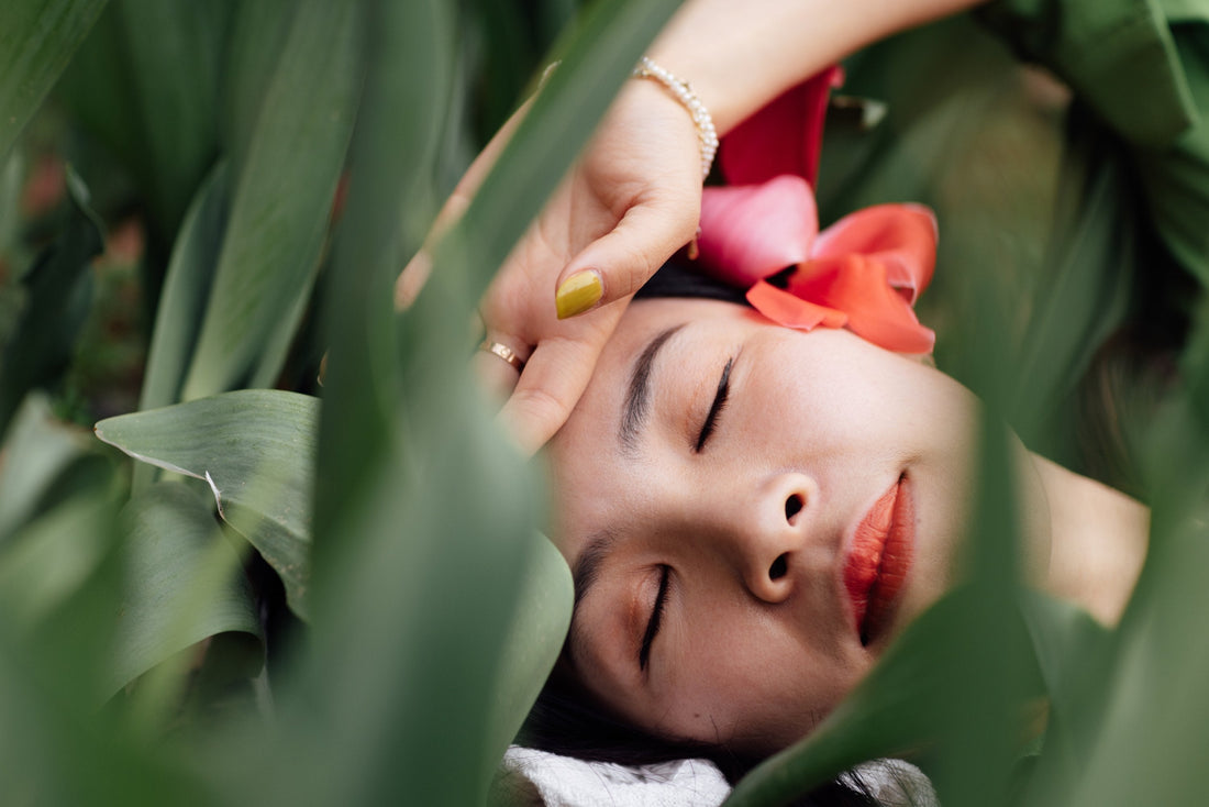 Person peacefully sleeping with dream